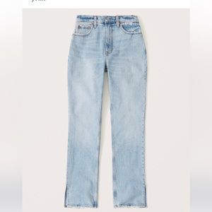 Abercrombie Curve Love Ultra High Rise 90’s Straight